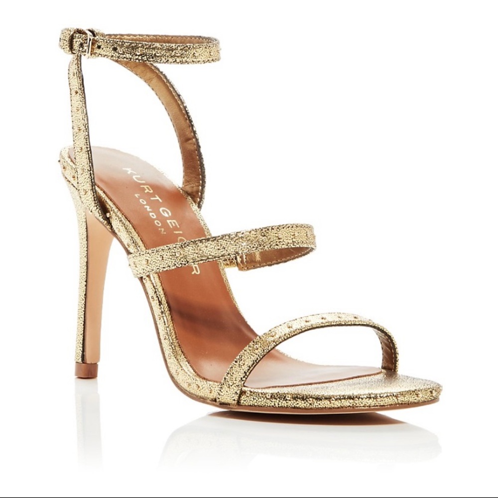 kurt gieger gold portia heels